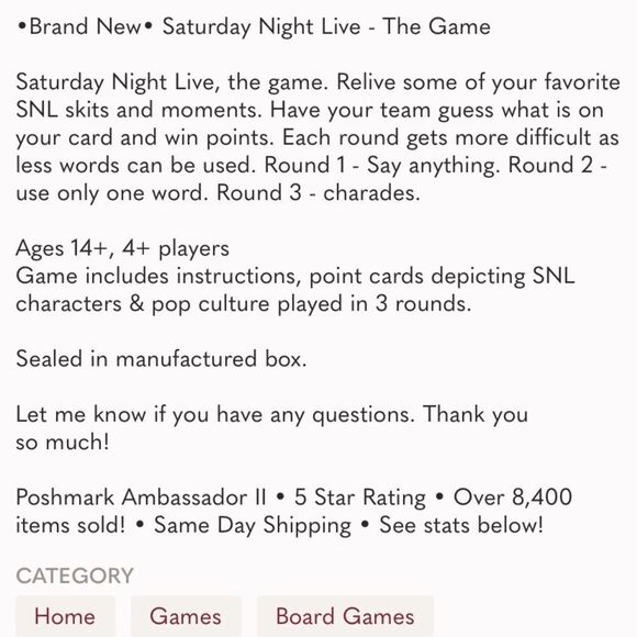 NEW Saturday Night Live - The Game - Picture 3 of 8